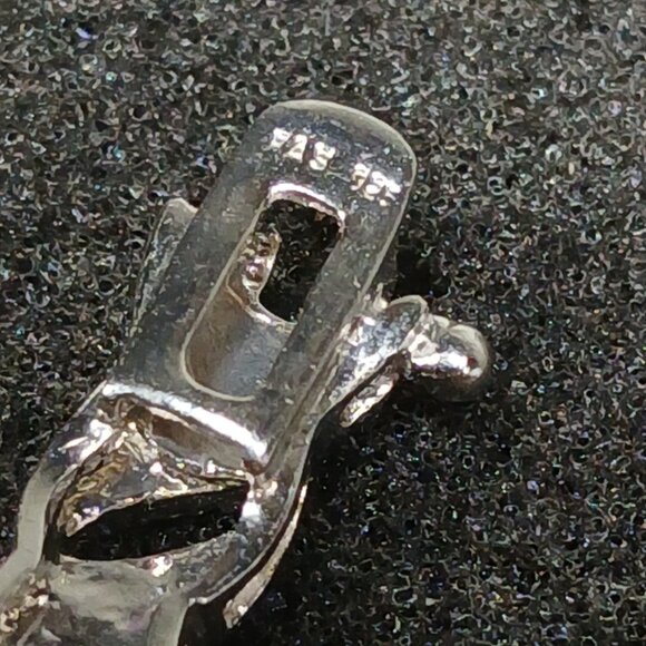 .925 Sterling Silver Blue Sapphire X-Link Tennis Bracelet 7.25" 15g NWT FMC - Picture 15 of 15